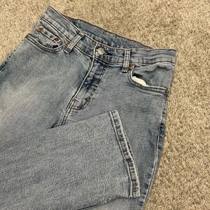 Levis 511 Jeans Mens 28X30 Blue Denim Light Wash Slim Fit Stretch Waist